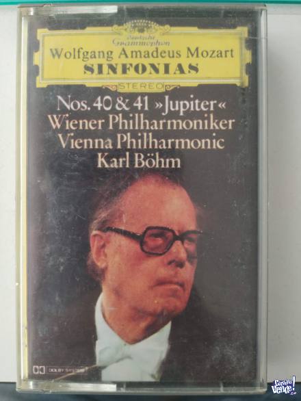 Cassette - Sinfonías - Wolfgang Amadeus Mozart