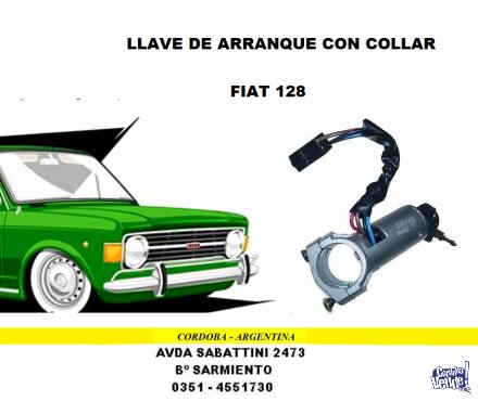 LLAVE DE ARRANQUE CON COLLAR FIAT 128