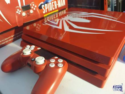 Sony PS4 Pro 1tb Spider-red Edición Limitada Con Dualshock