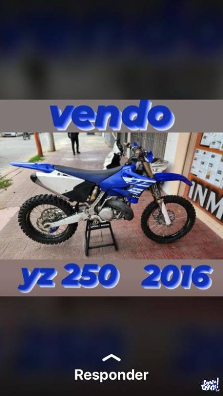 Yamaha YZ 250 2016 lista para usar