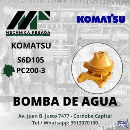 BOMBA DE AGUA KOMATSU S6D105 PC200-3
