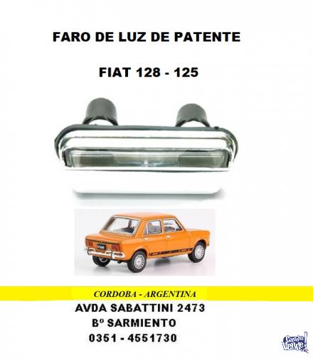 FARO PATENTE FIAT 128-125