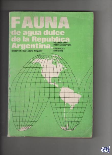 FAUNA DE AGUA DULCE DE LA REPUBLICA ARGENTINA  $ 350
