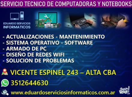 Servicio Tecnico de Computadoras y Notebooks En Cordoba