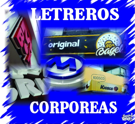 letras corporeas, letreros en cordoba en Argentina Vende