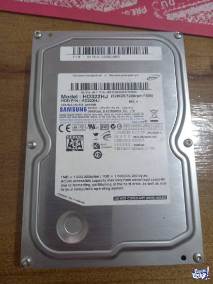Disco duro 320gb usado