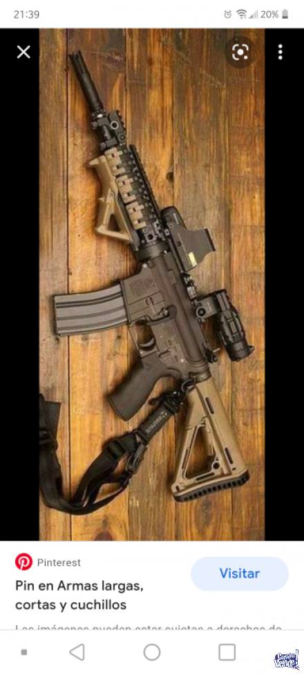 replica de M4 AR15 calibre 22