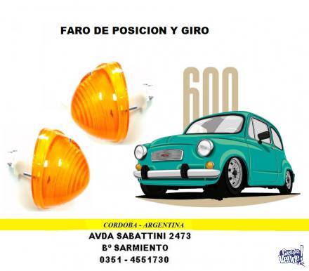 FARO DE GIRO Y POSICION FIAT 600