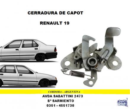 CERRADURA DE CAPOT RENAULT 19