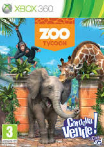 Juego Xbox 360 Zoo Tycoon Original Caja Cerrada