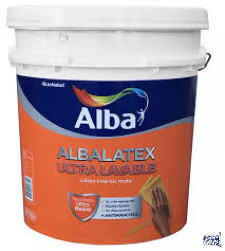 Albalatex Ultra Lavable Blanco Mate 20lts- COLORMIX
