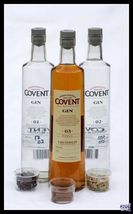 COVENT - GIN DRY - VARIOS SABORES - (750 ML)
