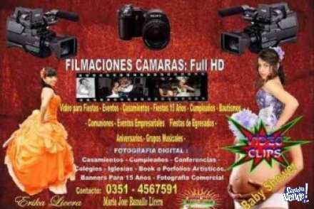 Filmación y Fotografía en Córdoba en Argentina Vende