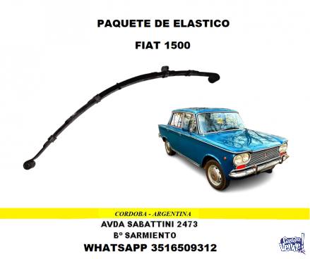 PAQUETE DE ELASTICO FIAT 1500