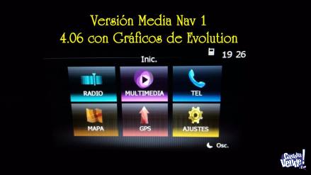 Actualización Media Nav Renault Clásico a Evolutión