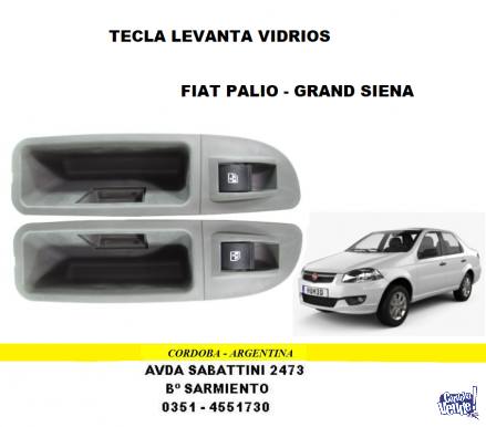 TECLA LEVANTA VIDRIO FIAT PALIO- GRAND SIENA 2012