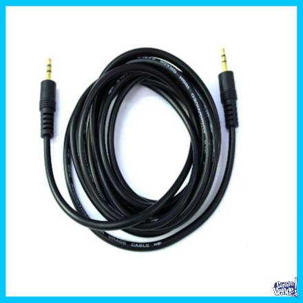 Cable AUXILIAR 1,8 metros, Plug 3.5mm a Plug 3.5mm