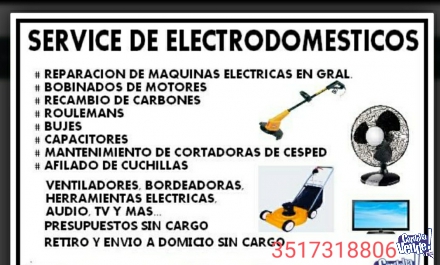 SERVICE ELECTRODOMESTICOS CORDOBA