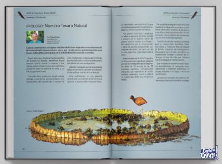 Libro Aves de Argentina. Tesoro Natural. Tapa Blanda
