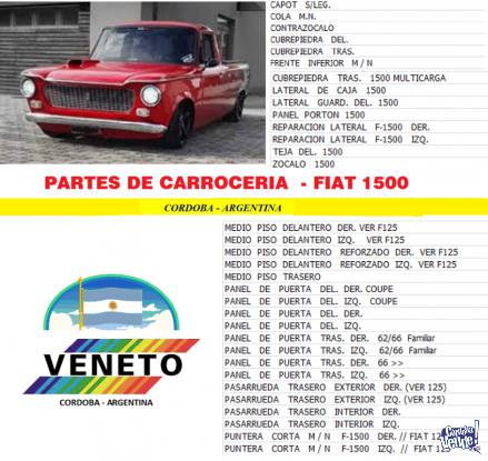 AUTOPARTES - CARROCERIA FIAT 1500 en Argentina Vende