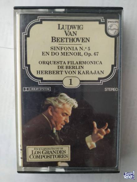 Cassette Beethoven - Sinfonía N°5 en Do Menor