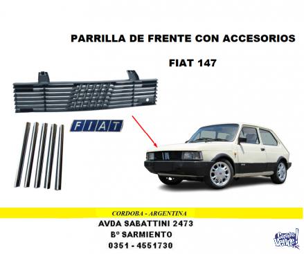 PARRILLA FRENTE FIAT 147 COMPLETA