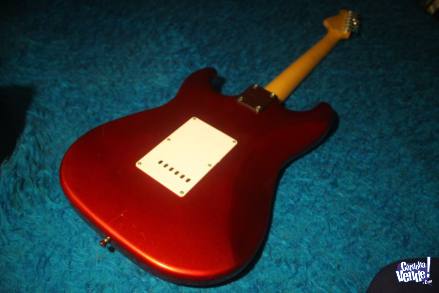 Guitarra Eléctrica Parquer, Madera Pesada! Rojo Metalizado