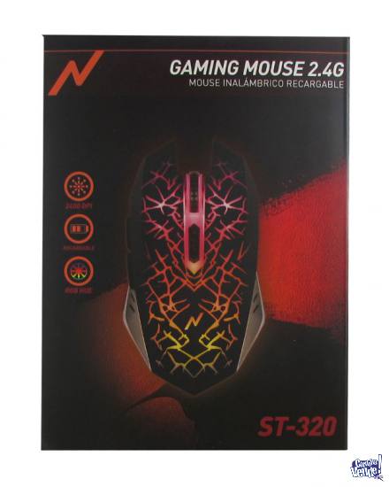 Mouse Gamer Inalámbrico Recargable 6D Noga ST-320