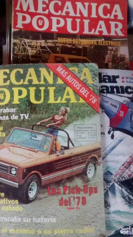 16 Revistas Mecanica Popular y otras.
