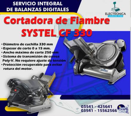 VENTA CORTADORA DE FIAMBRE SYSTEL CF 330