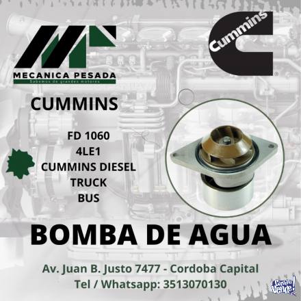 BOMBA DE AGUA CUMMINS FD 1060 4LE1 CUMMINS DIESEL TRUCK BUS