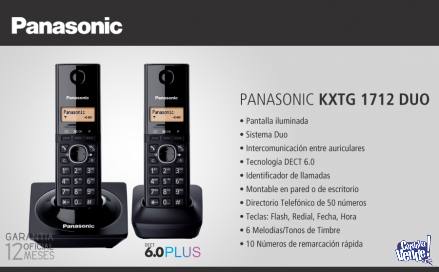 Panasonic Kx-tg1712 Duo Dect 6.0 Gtia Oficial Identificador