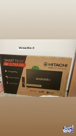 Smart tv Hitachi 50 pulgadas ultra hd 4K android en Argentina Vende