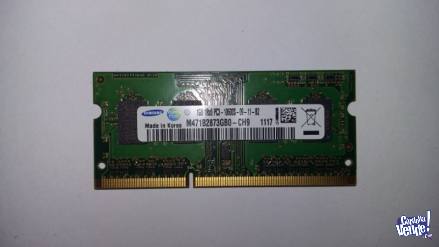 Memoria Ram Samsung Netbook 1G 1rx8 pc3-10600S en Argentina Vende