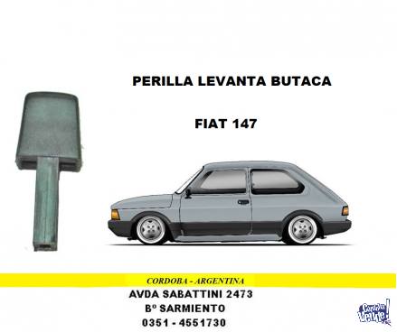 PERILLA DE BUTACA FIAT 147