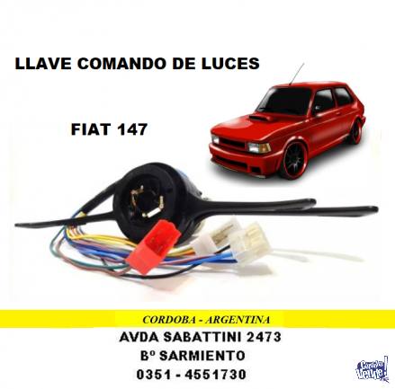 LLAVE LUCES FIAT 147