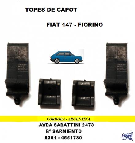 JUEGO DE TOPES DE CAPOT FIAT 147 - FIORINO