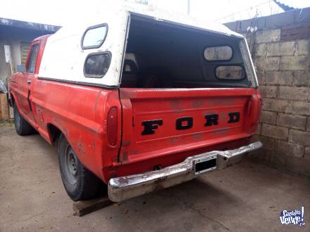 Ford F100 Mod. 1972 Motor Max-Econo Nafta-GNC Caja ZF 4ta