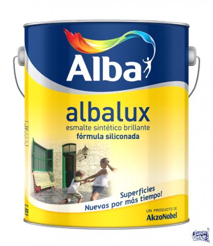 Esmalte Sintetico Brillante ALBALUX  Blanco 4LTS Colormix