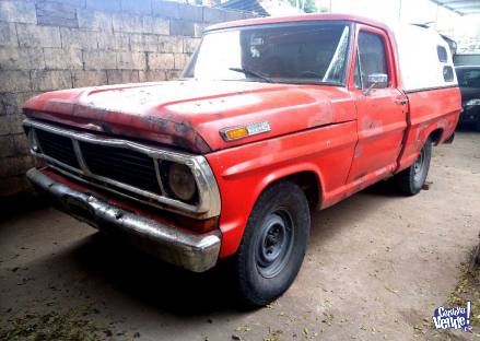 Ford F100 Mod. 1972 Motor Max-Econo Nafta-GNC Caja ZF 4ta