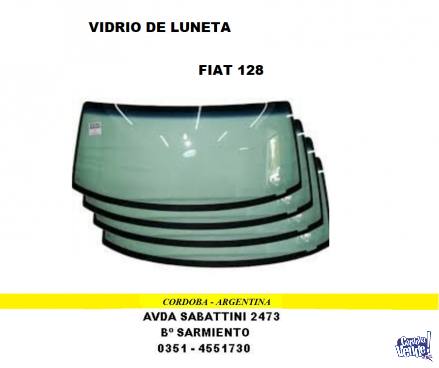 VIDRIO LUNETA FIAT 128