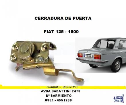 CERRADURA DE PUERTA FIAT 125 - 1600