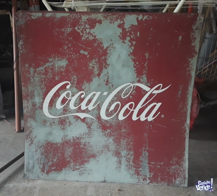 2 viejos carteles de Coca Cola