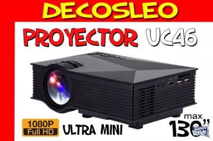 Proyector Led Portatil Unic Uc46 1200 Lumens Wifi Vga Hdmi