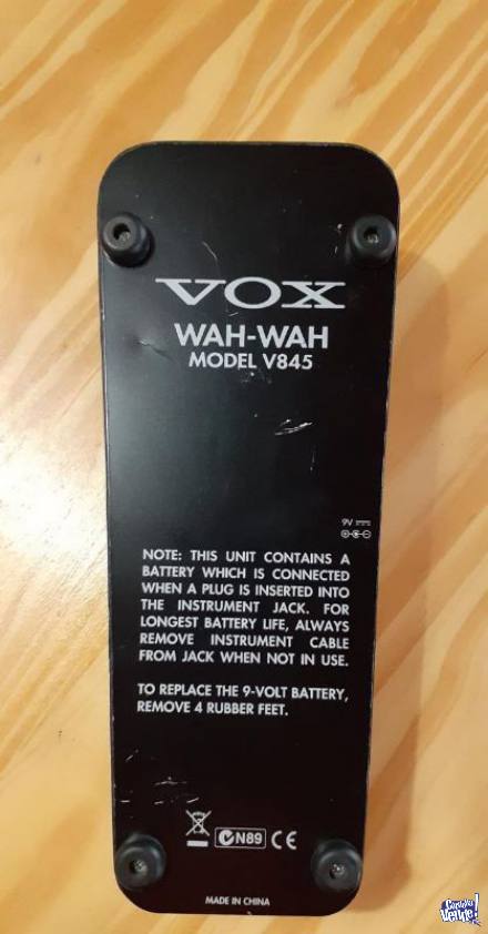 Pedal wah wah Vox