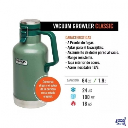 Termo Stanley Vacuum Growler Classic 1,9 L  Original!