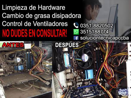 Limpieza de Hardware PC en Argentina Vende