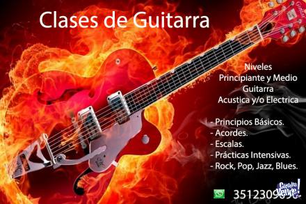 Clases de Guitarra Niveles Princpiante y Medio