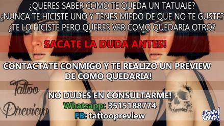 Tattoo Preview ASEGURATE ANTES!
