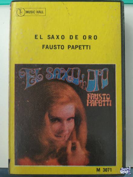 Cassette Fausto Papetti - El saxo de oro